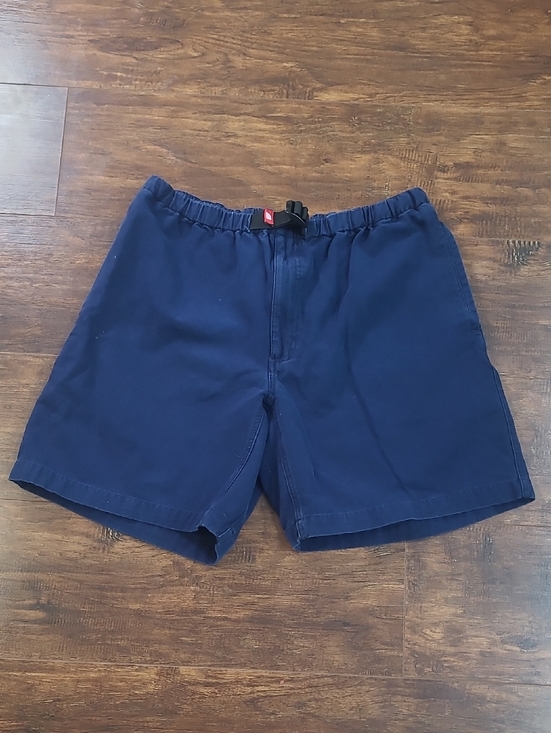 The North Face Other - The North Face Navy Elastic Waist Shorts with Black Buckle